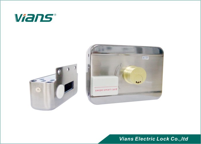 قفل الميكانيكية مستقل 12V الكهربائية مع بطاقة القرب لباب خشبي / باب حديدي