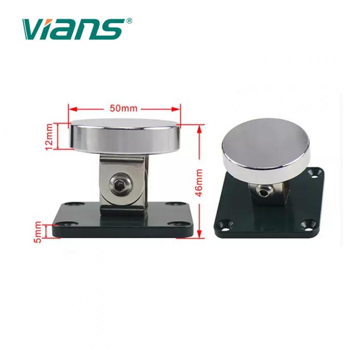 حامل مغناطيسي للباب من سبائك الزنك مع حامل باب حائط على الأرض في حالات الطوارئ 1