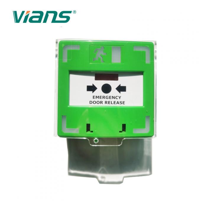 ABS PC إنذار الحريق الطوارئ IP55 الباب زر الخروج الإصدار عاجل 0