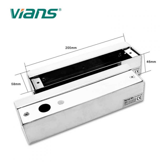 أقواس قفل الترباس من الفولاذ المقاوم للصدأ إلكترونيًا لباب زجاجي بدون إطار 0